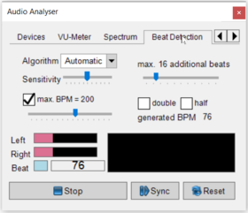 Picture 5: Audio Analyser - BeatDetection