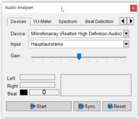 Picture 1.1: Audio Analyser Plugin
