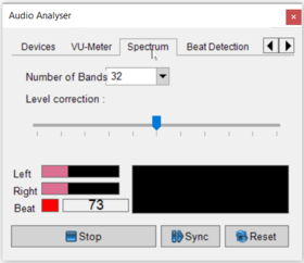 Picture 4: Audio Analyser - Spectrum