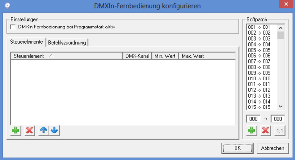 Picture 10: Softpatch in DMXControl 2